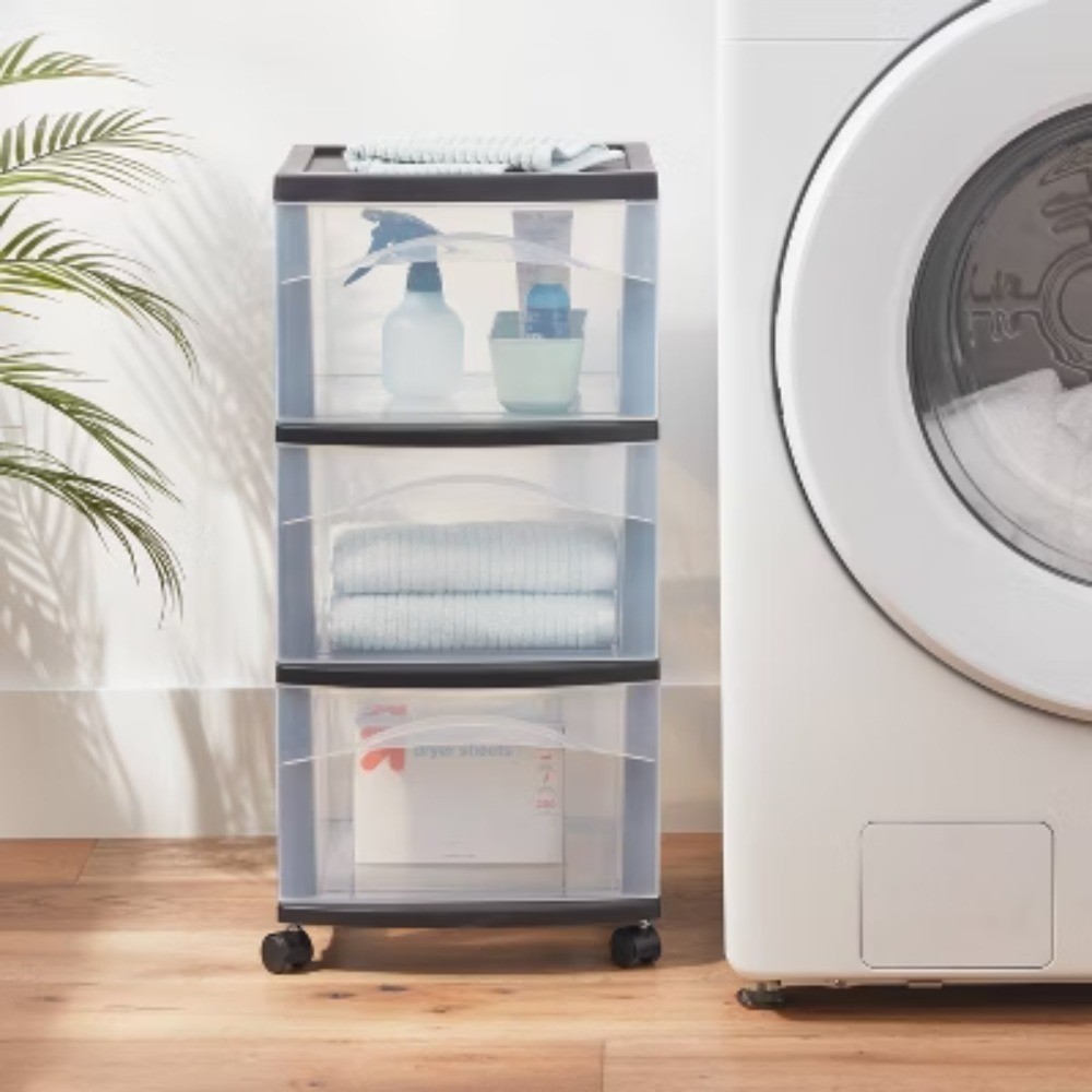 3 Drawer Medium Cart - Multi-purpose storage for lightweight items in any room