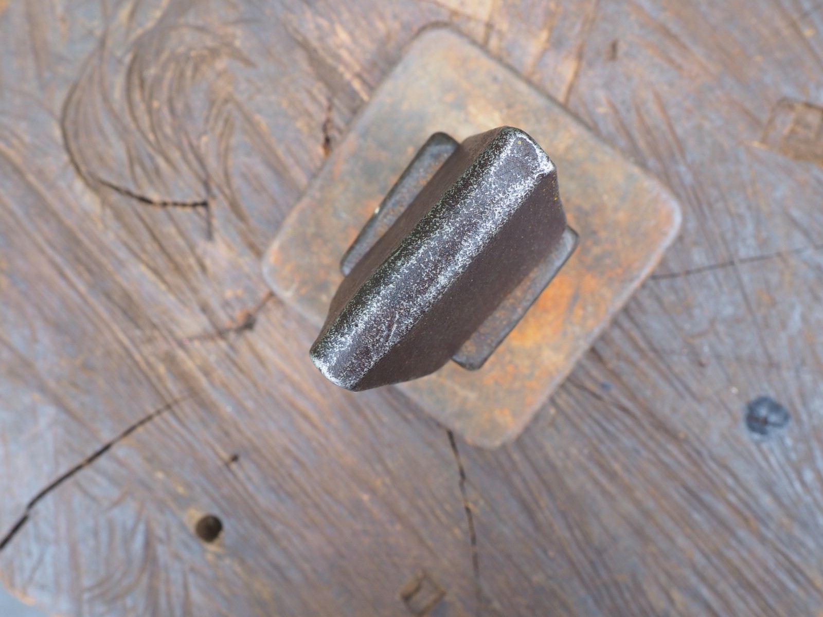 CLEAN 1/2" BOTTOM FULLER 1" HARDY BLACKSMITH ANVIL FORGE BLADESMITH CREASING OLD
