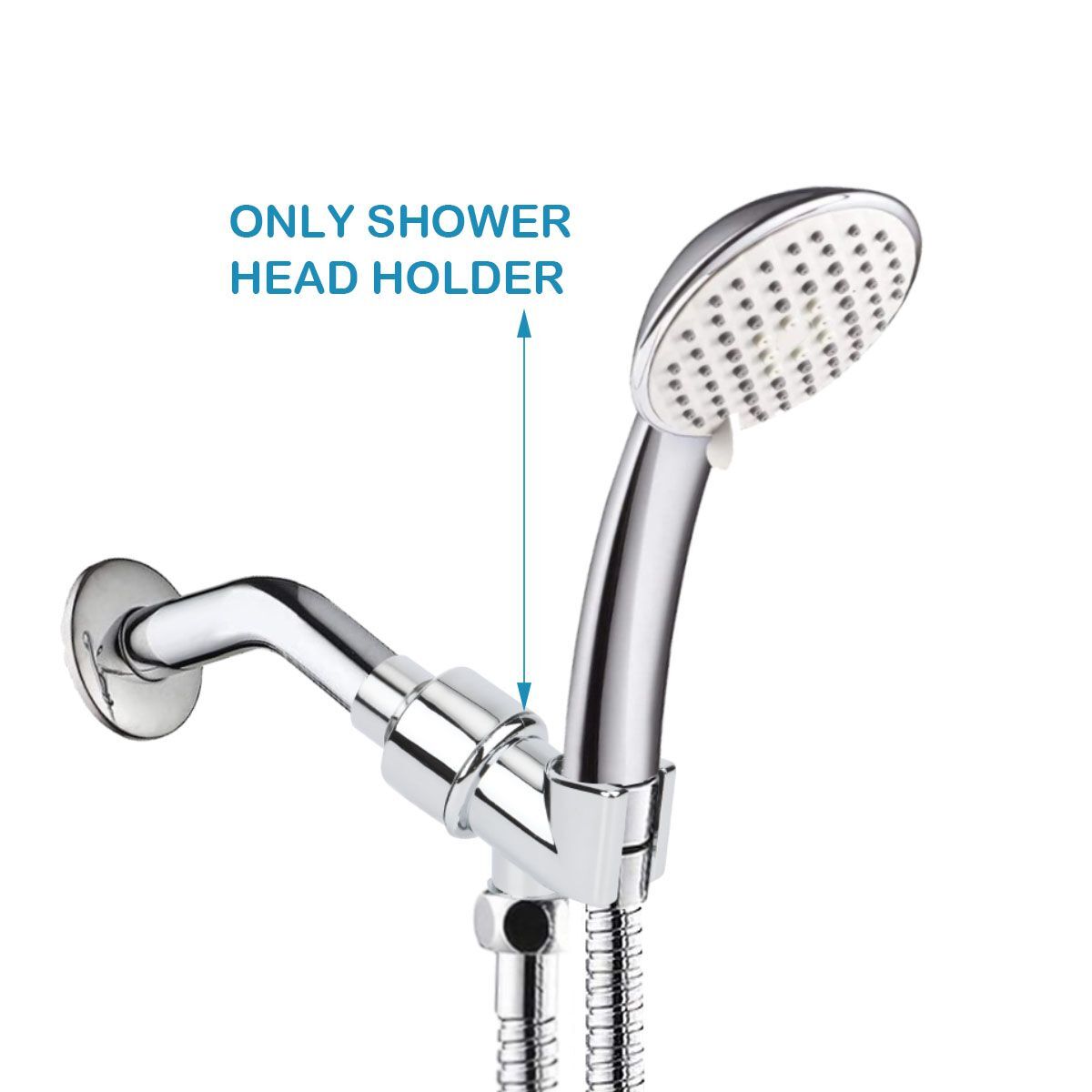Head Holder Wall-mounted Adjustable Shower Arm Bracket Universal Handheld Shower