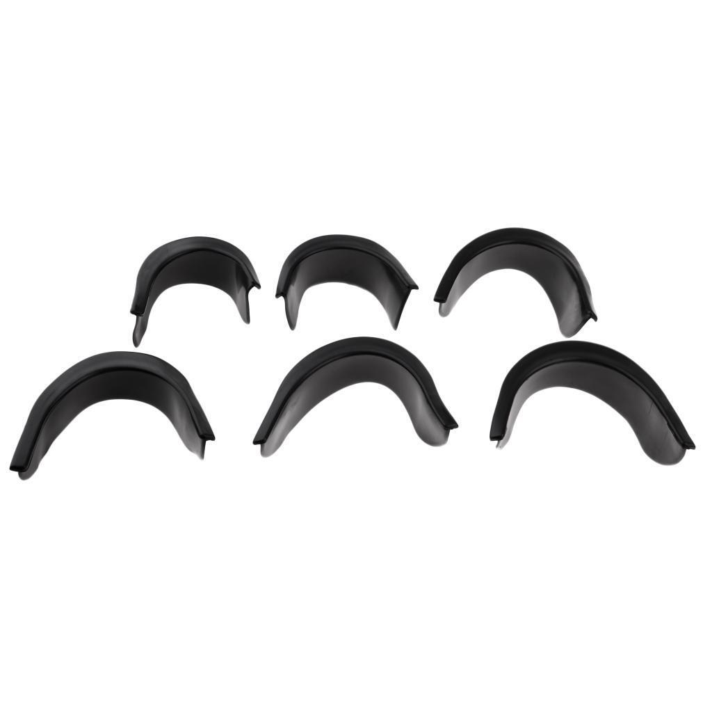 6 Pieces Rubber Pool Table Pocket Liners Billiard Accessory 4 corner 2 Sides