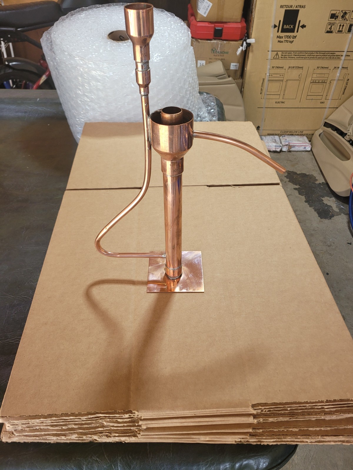 Copper Proofing Parrot Heads for Distilling