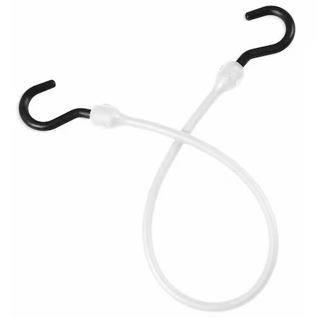 The Better Bungee Bbc18nw Bungee Cord, White, 18 In. L, 1-1/2 In. W
