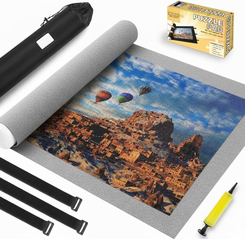 Jigsaw Puzzle Mat Roll Up to 1500 2000 3000 Piece Portable Table Puzzle Board Ma