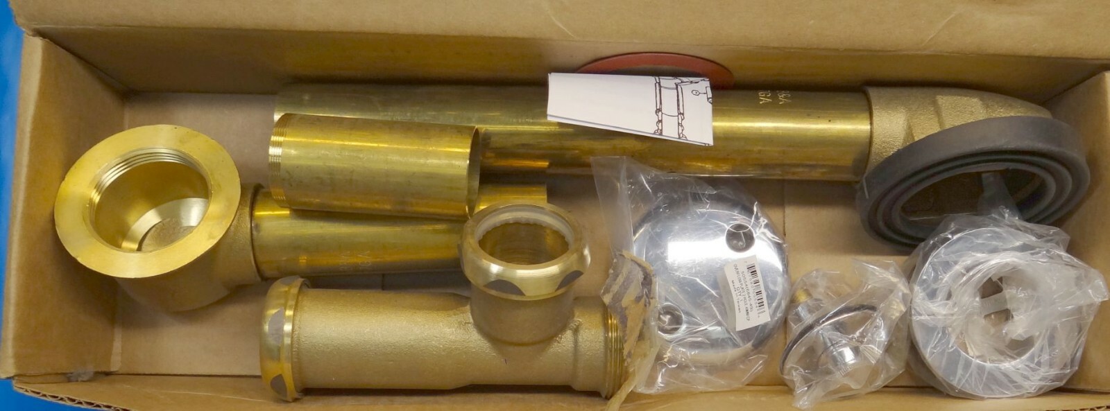 Ips AB&A Brass Standard Length PushNLift Full Kit ABA144017G 61138