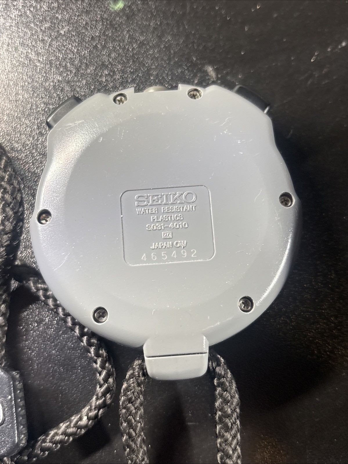 Seiko S031-4010 Digital Stopwatch 3Bar 30 Lap/Split Memory Vintage-Rare