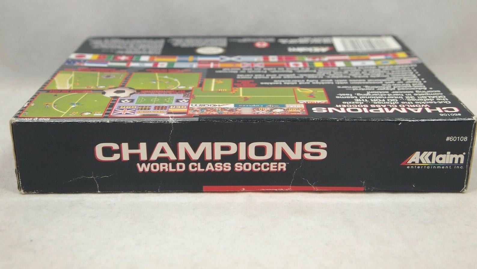 Champions World Class Soccer (Super Nintendo | SNES) Authentic BOX ONLY