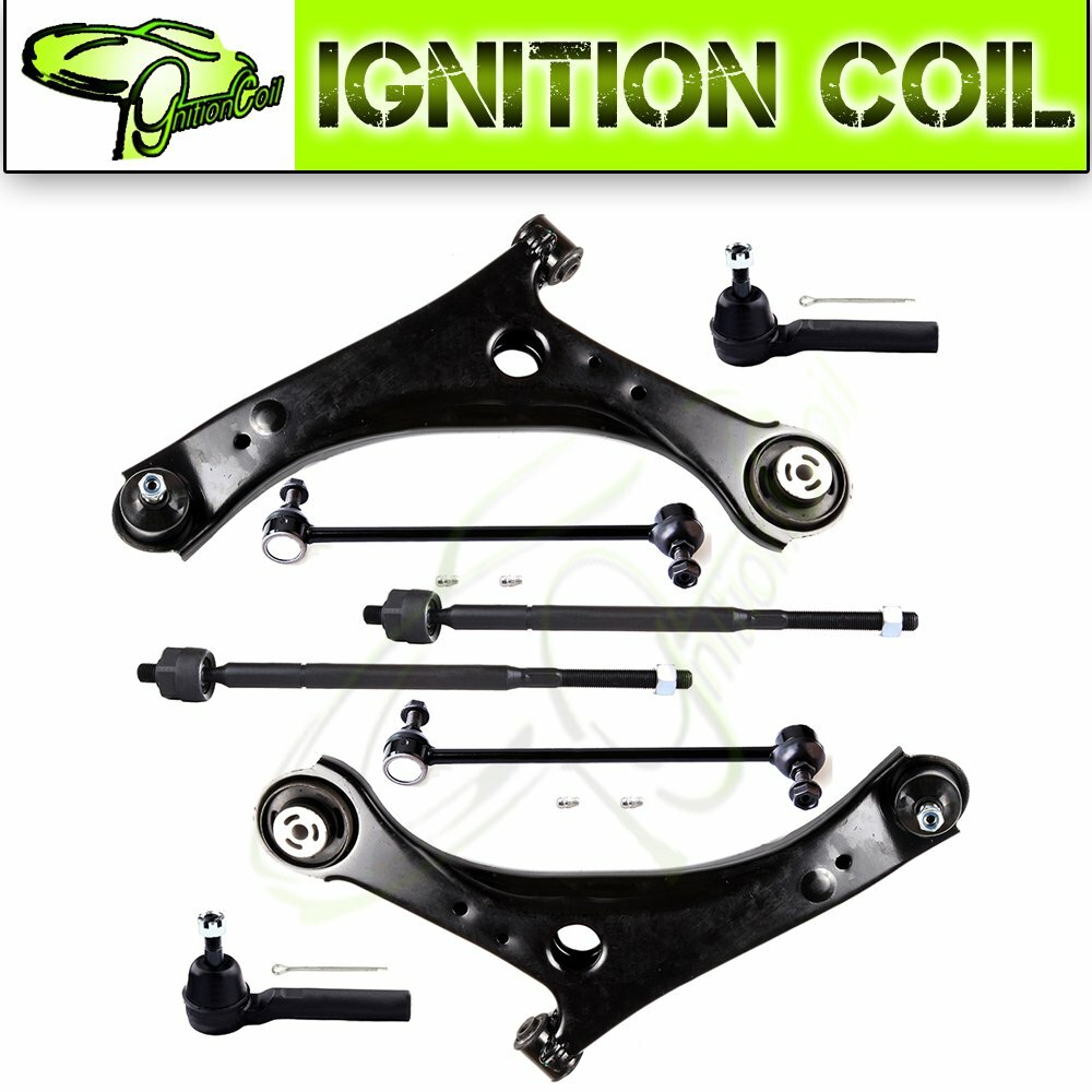Complete Control Arms Tie Rods Suspension Kit For 2008-16 Chrysler Town/Country