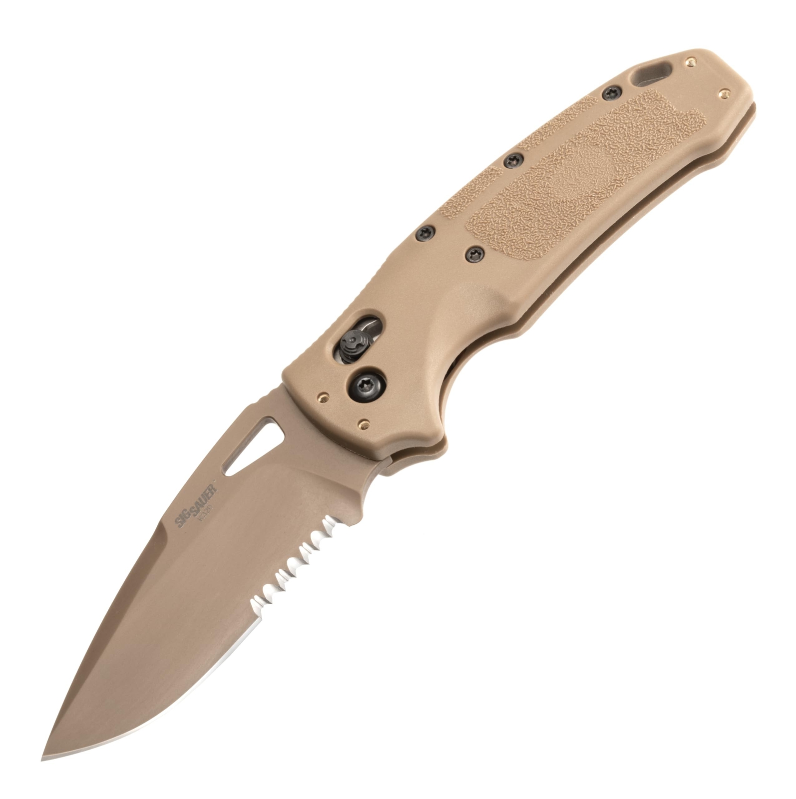 SIG SAUER K320 M17/M18 by Hogue ABLE Lock Folding Knife 3.5" S30V Coyote Tan PVD