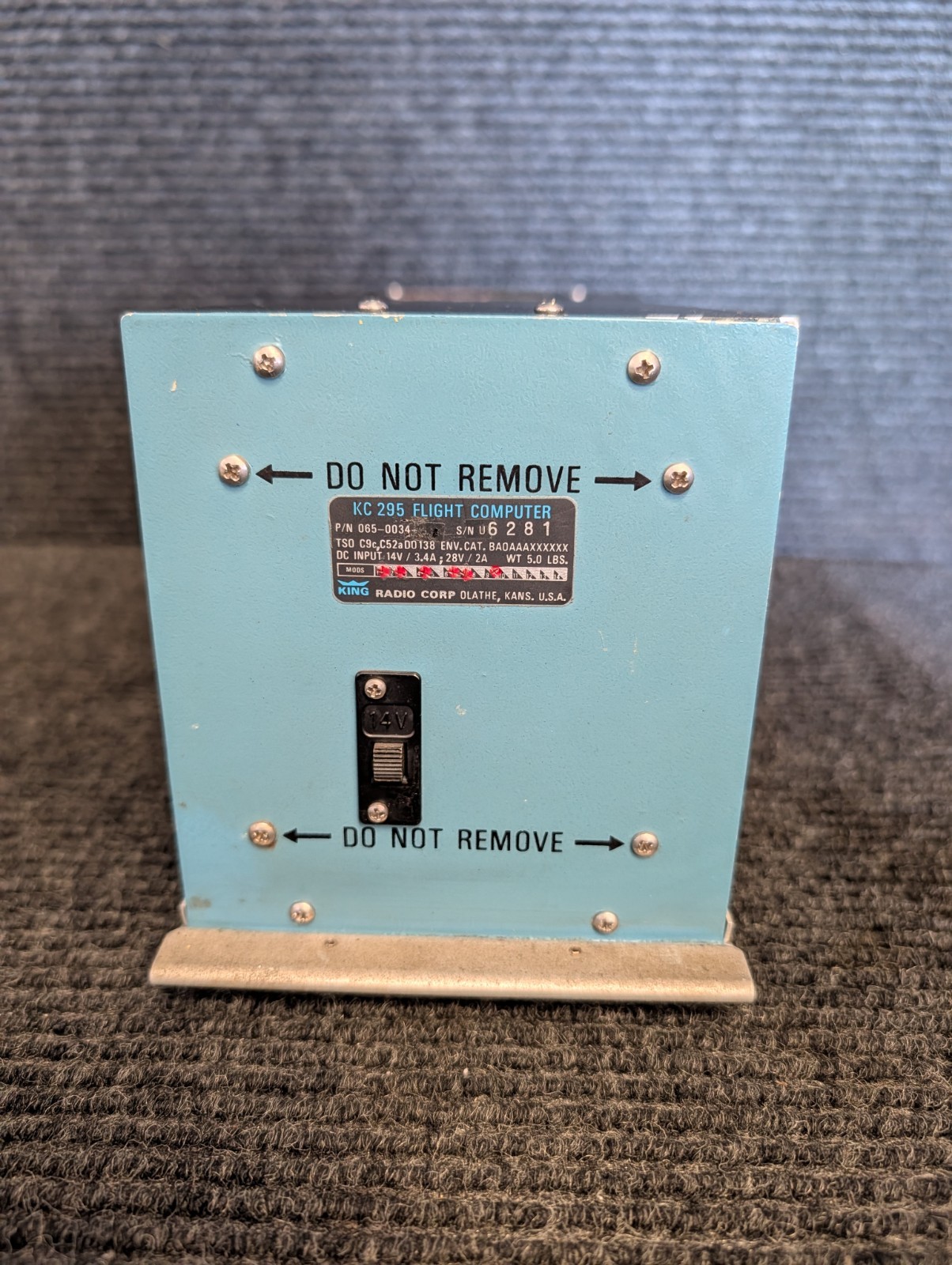 King KC 295 Flight Computer
