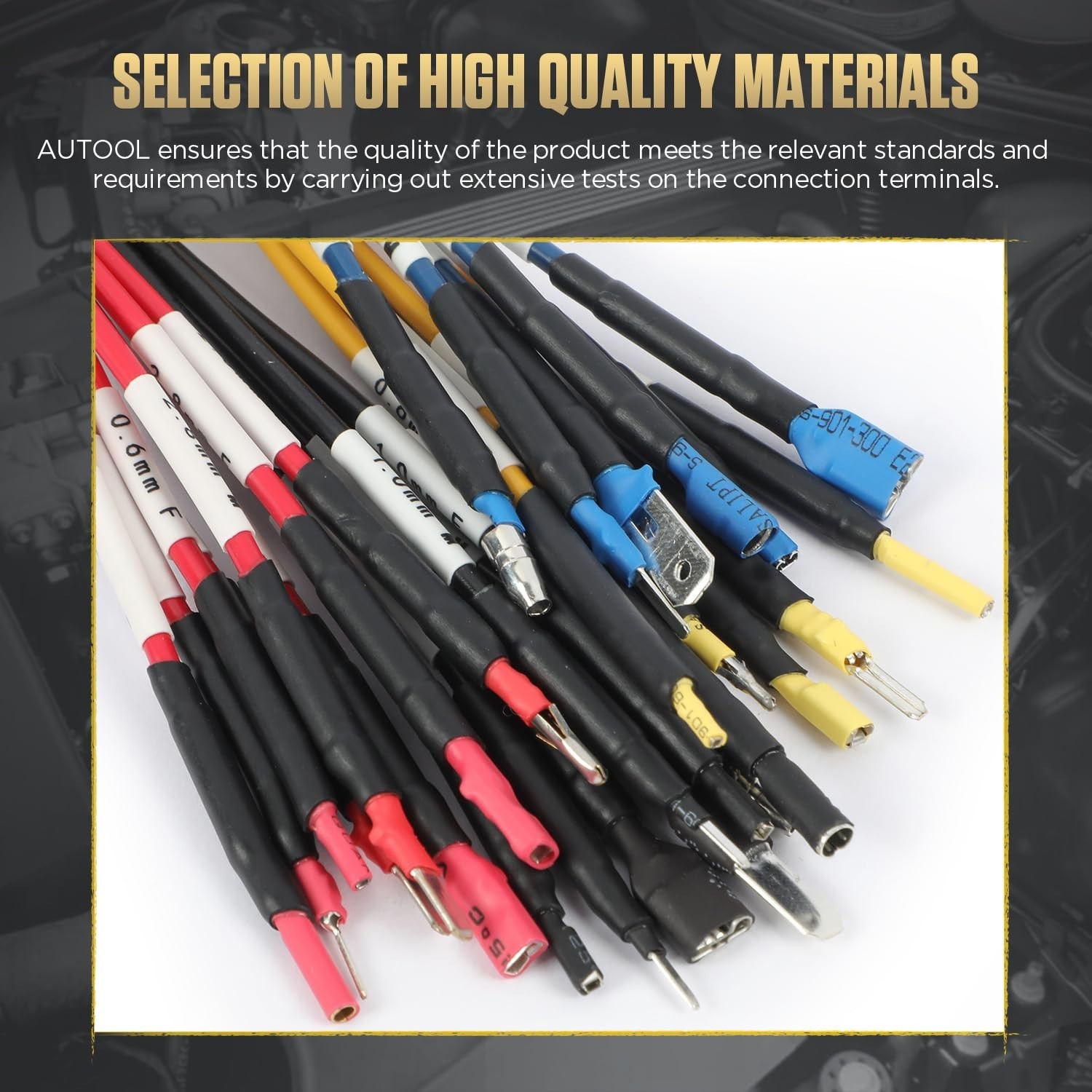 68PCS Multimeter Test Leads Kit, Test Leads with Replaceable Wire Piercing Probe