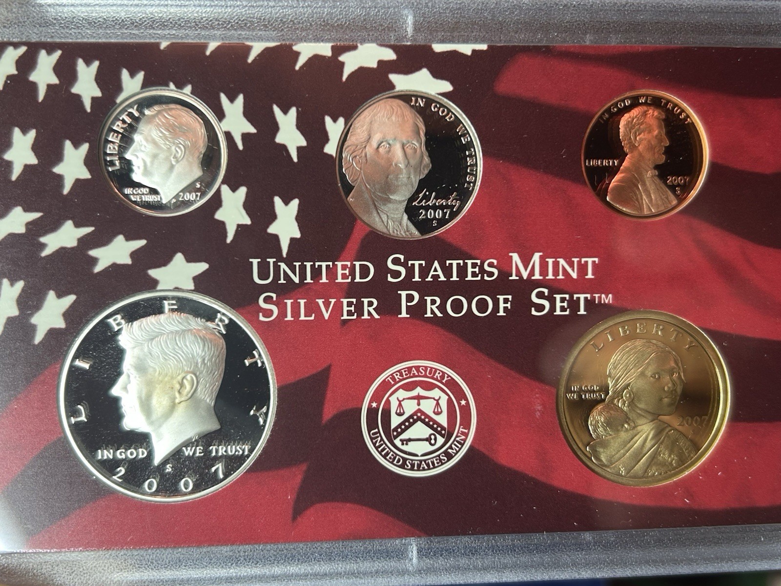 2007-S Silver Proof Set 14 Proof Coin set w/ COA - U.S. Mint
