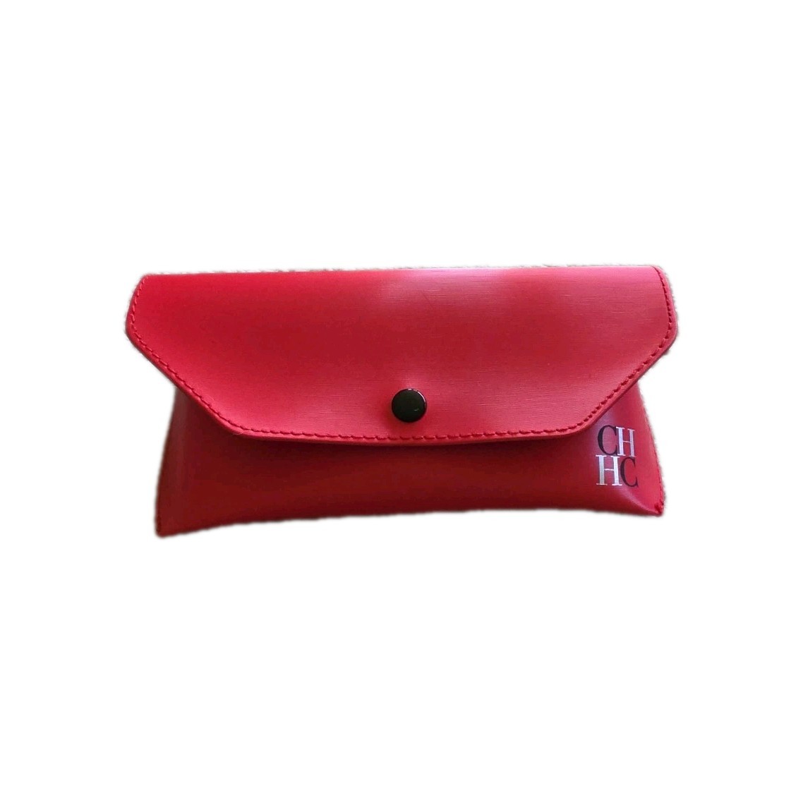 Authentic Carolina Herrera Red Eyewear Case & Sealed Cloth-CH HC Logo Sunglasses