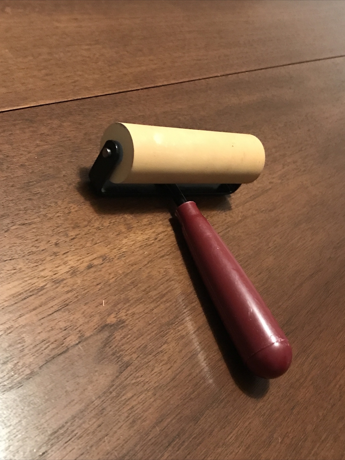 Vintage Speedball Roller Statesville NC Red Handle