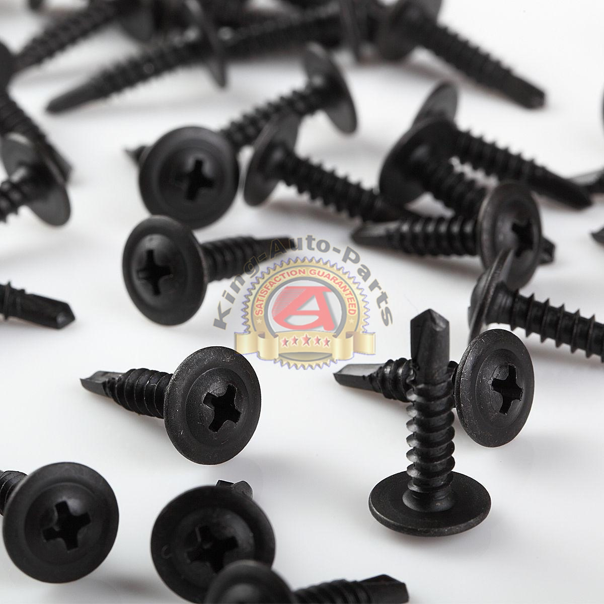 Phillips Truss Head Black Sheet Metal Self Tapping Screw 18-8 #8X3/4'' Qty 500