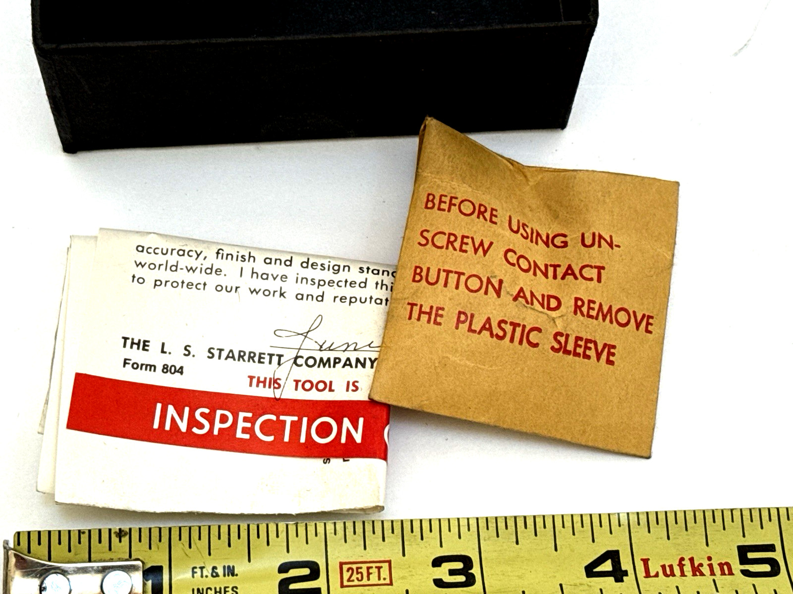 Starrett Dial indicator 196