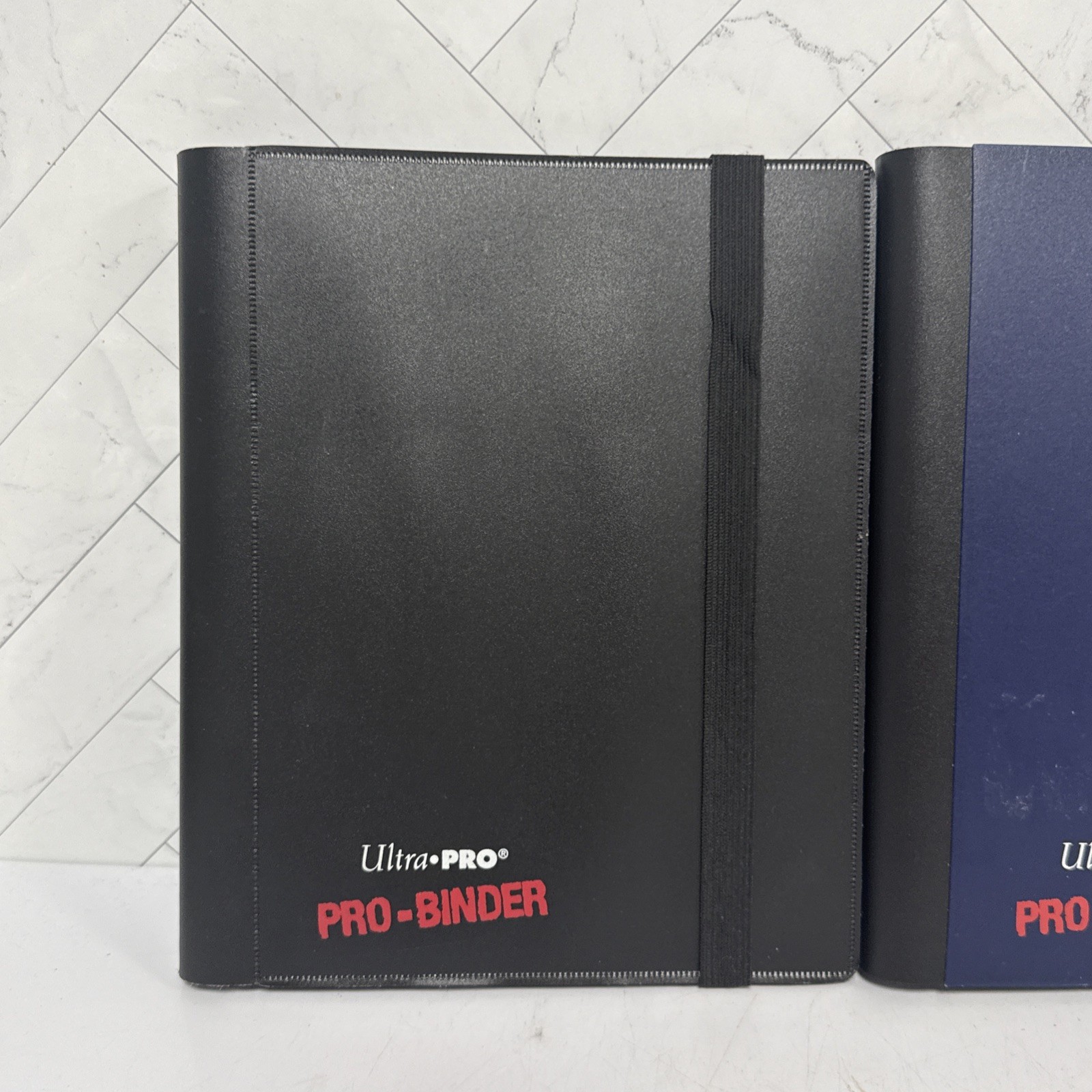 Ultra Pro Pro-Binder Small Black & Blue 4 pocket Binders 20 pg each