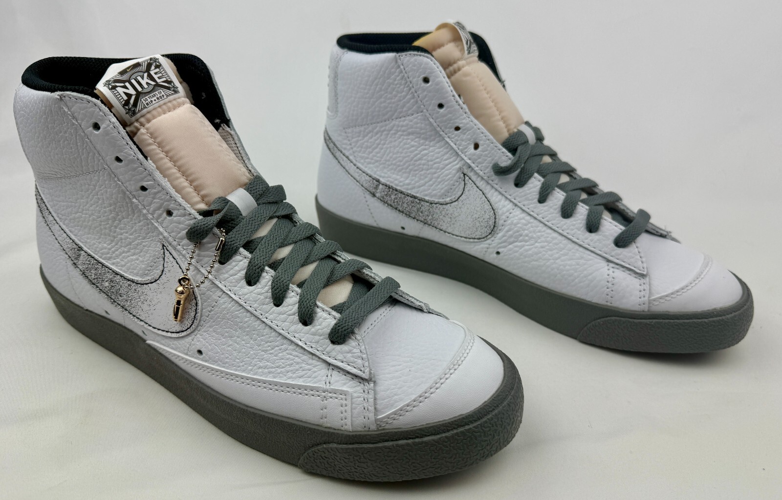 Nike Blazer Mid '77 EMB, "50 Years Of Hip Hop" DV7194 100 Men's Size NIB