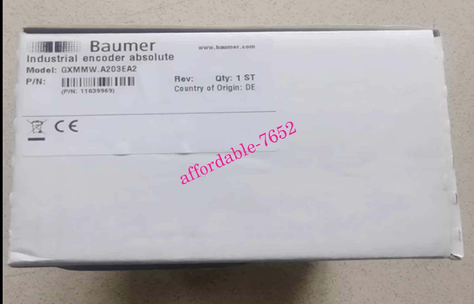 NEW Baumer encoder GXMMW.A203EA2 DHL or FedEx
