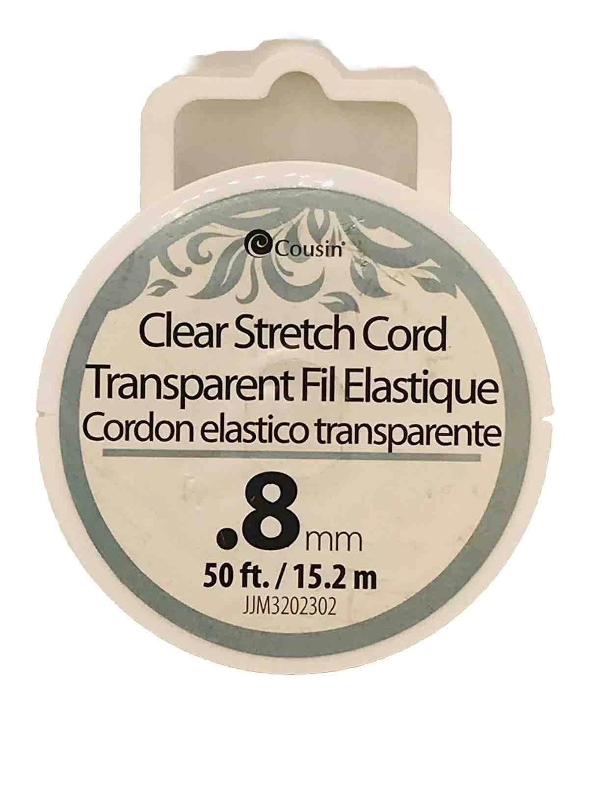Cousins Stretch Beading Cord .8mm 50ft