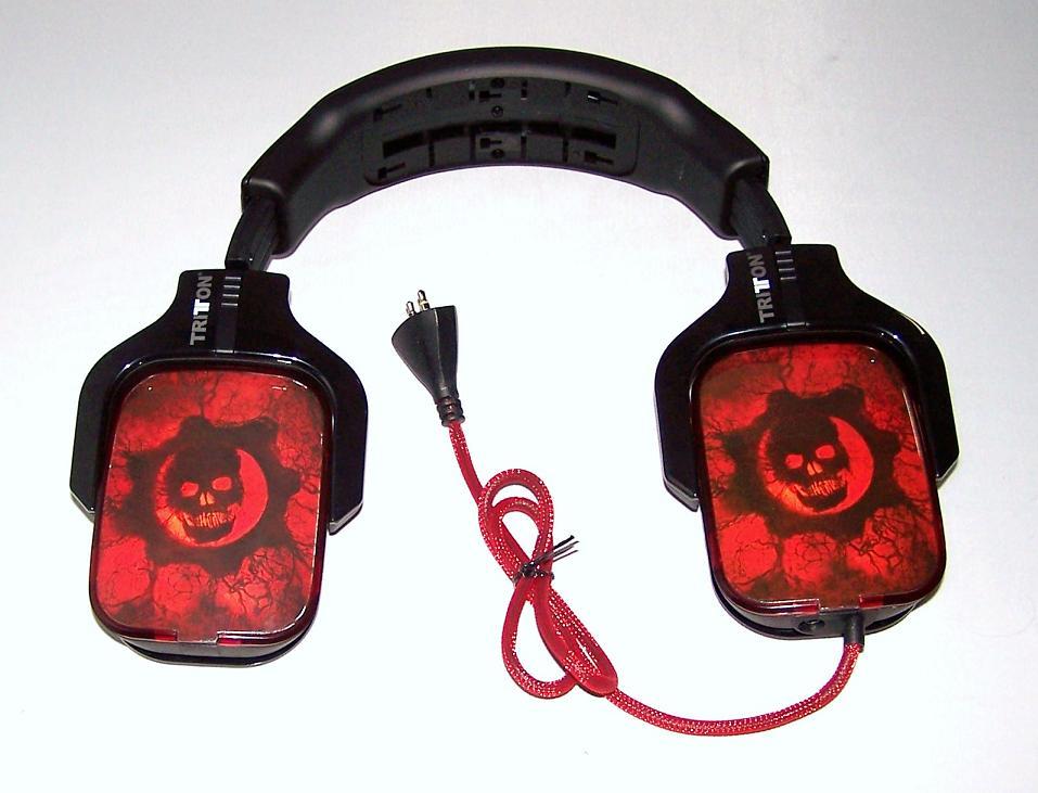 Mad Catz Tritton Gears of War 3 Dolby 7.1 Gaming Headset Headphones Only -No Mic