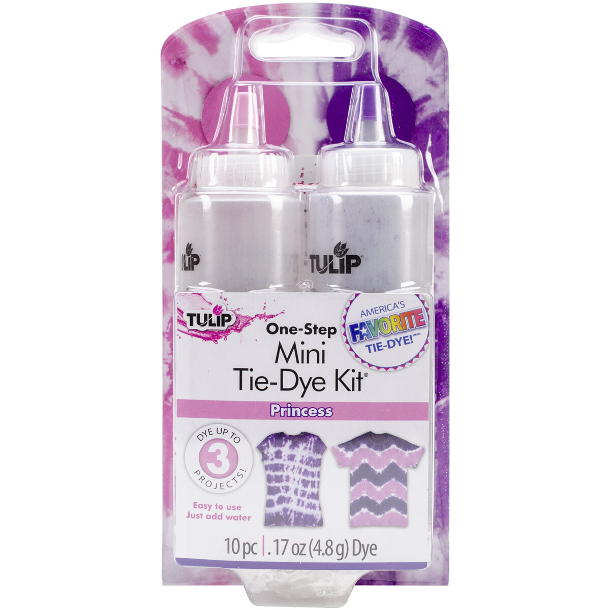 Tulip One-Step Tie-Dye Kit-2-Color Pk (Princess & Patriot Available)