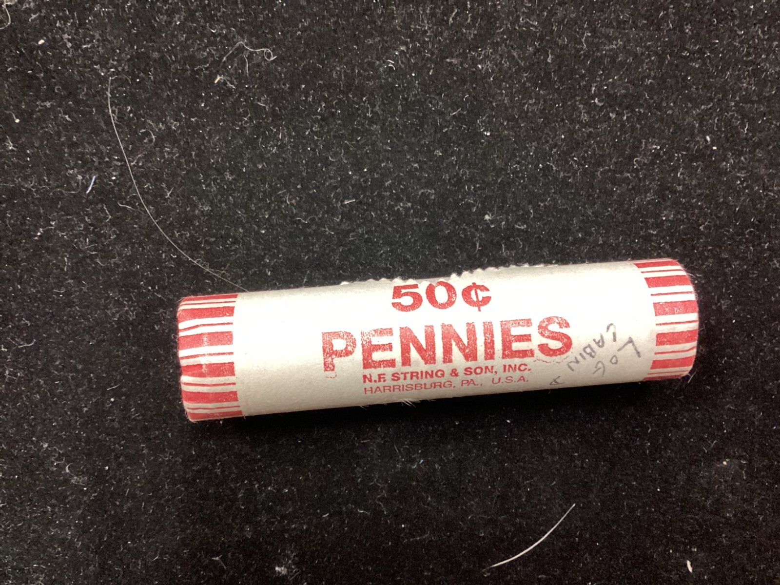 2009-D Lincoln Cent Roll * Log Cabin, Birth * OBW Uncirculated penny #1106