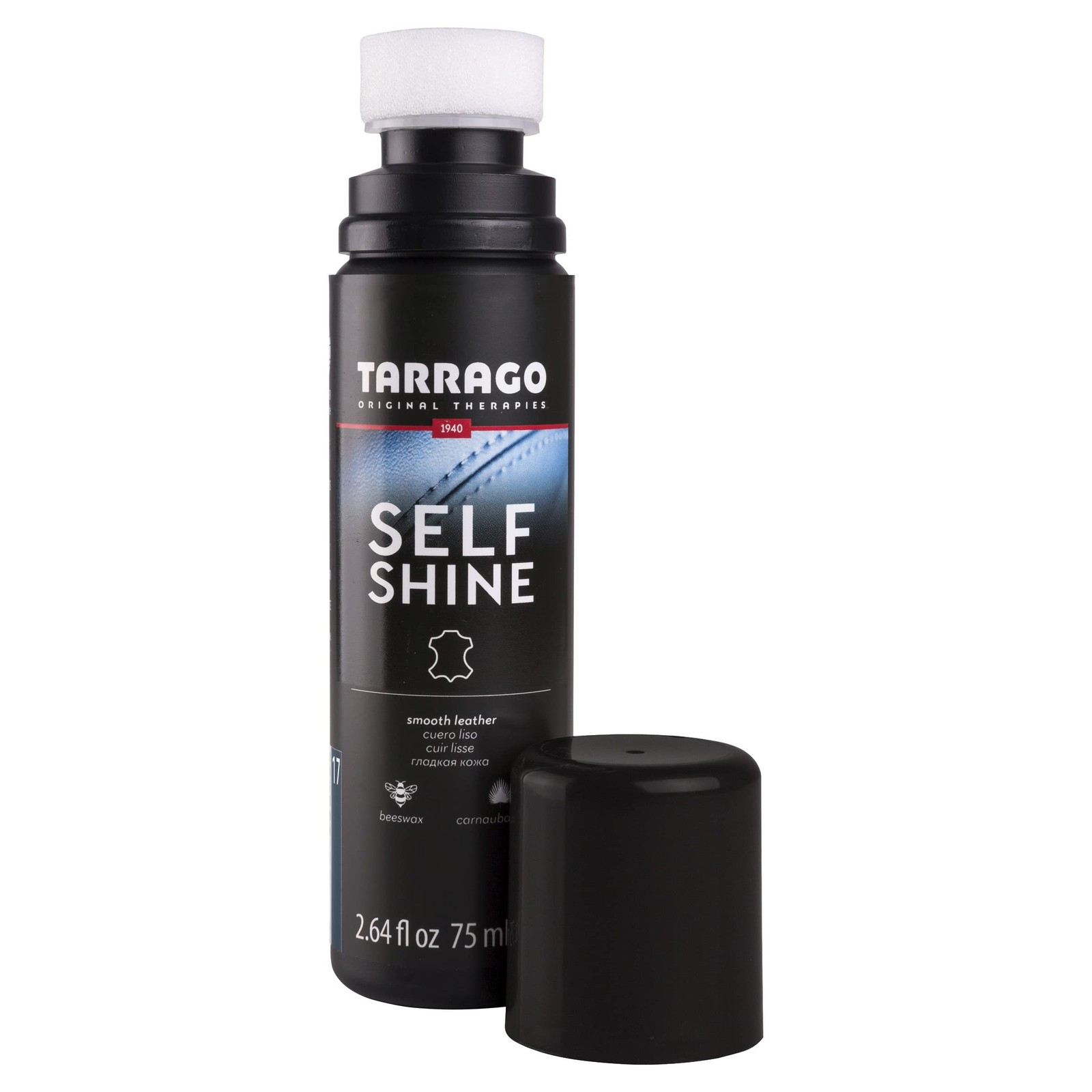 Instant Shine Liquid Shoe Polish- Self Shine with Applicator- 75mL - Navy Blu...