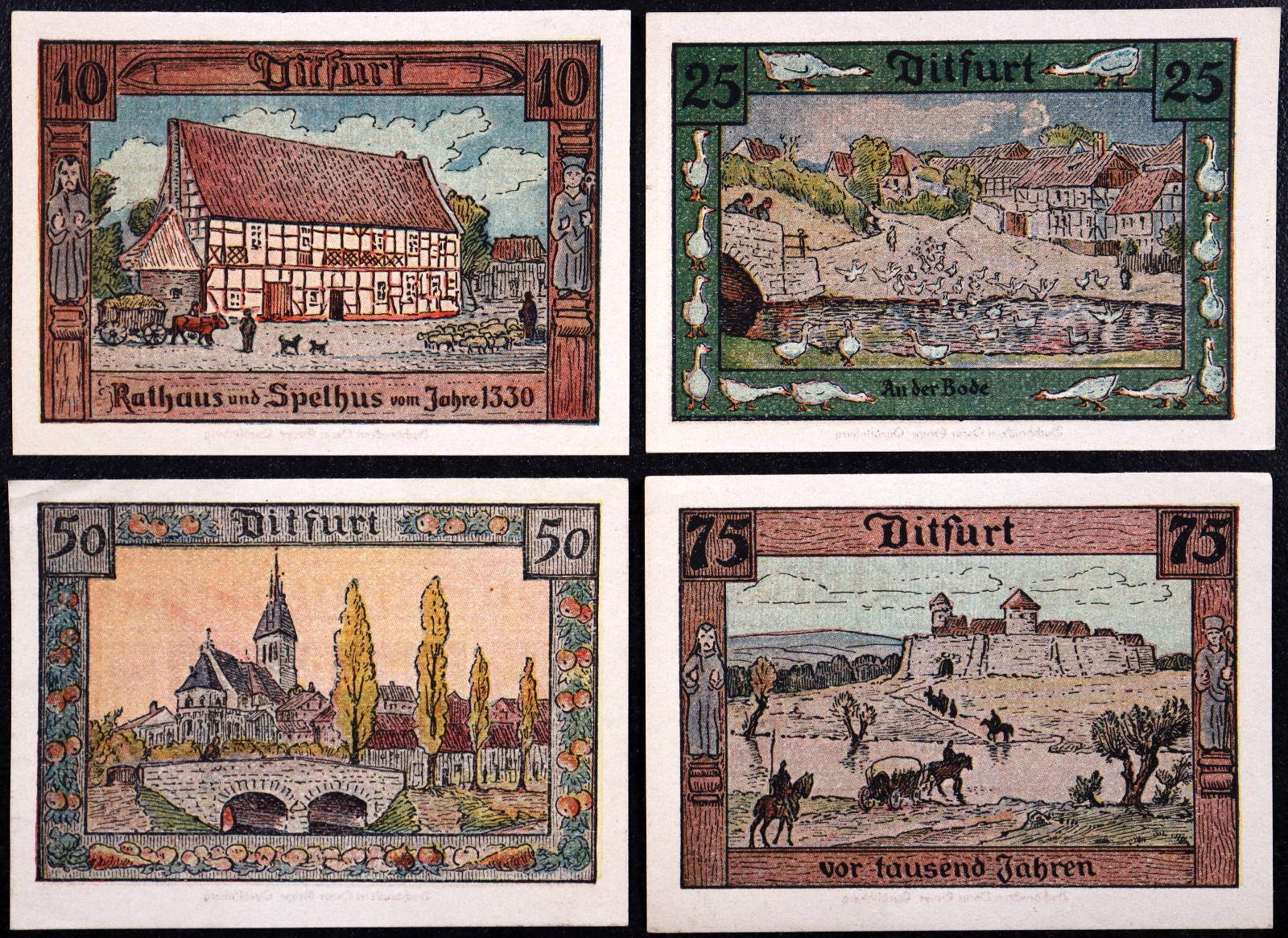 DITFURT 1921 "If The Farmer Has Money, Then The Whole World Does" Complete Set