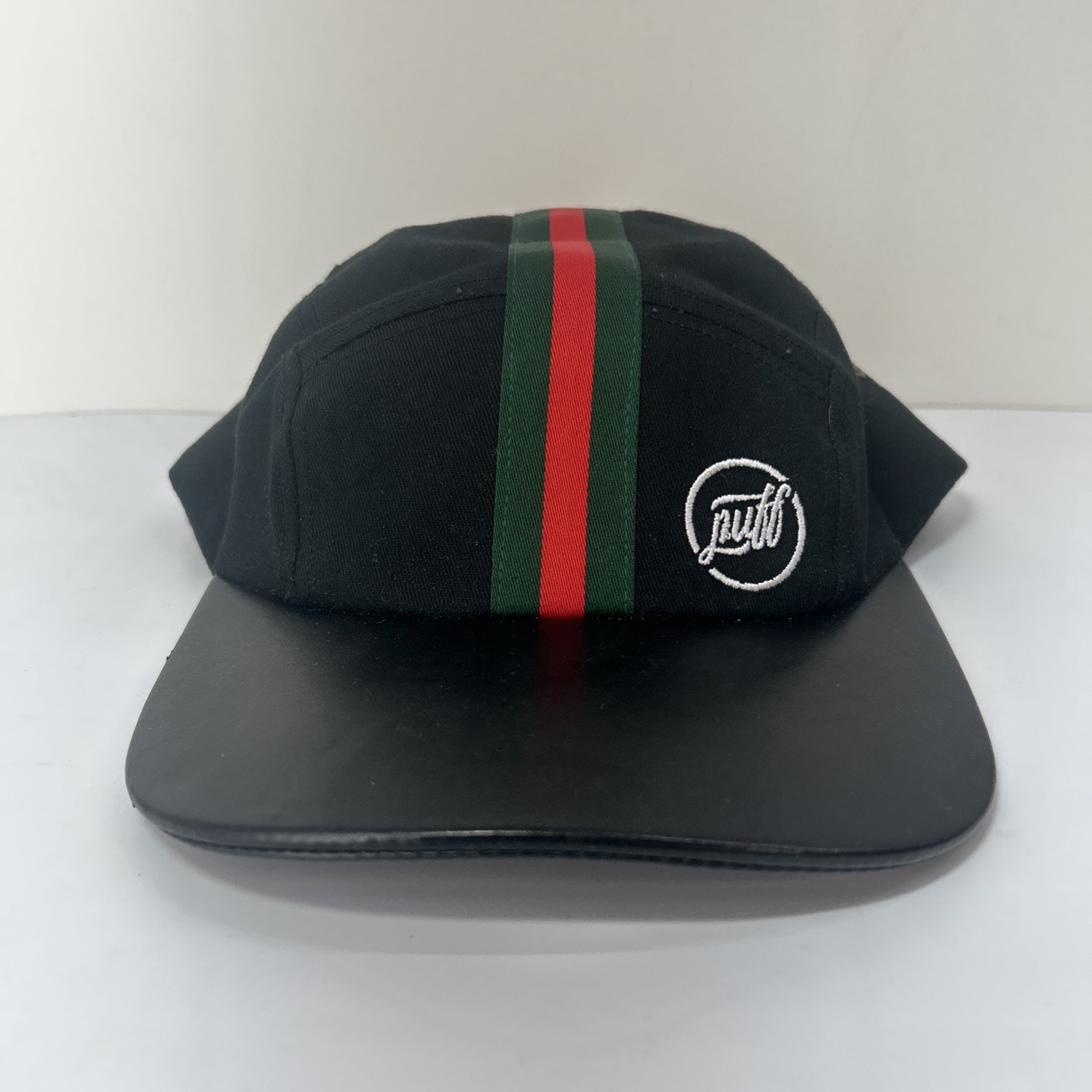 Puff Adjustable Leather Brim Hat Cap Cycling Bicycle Courier Stylish