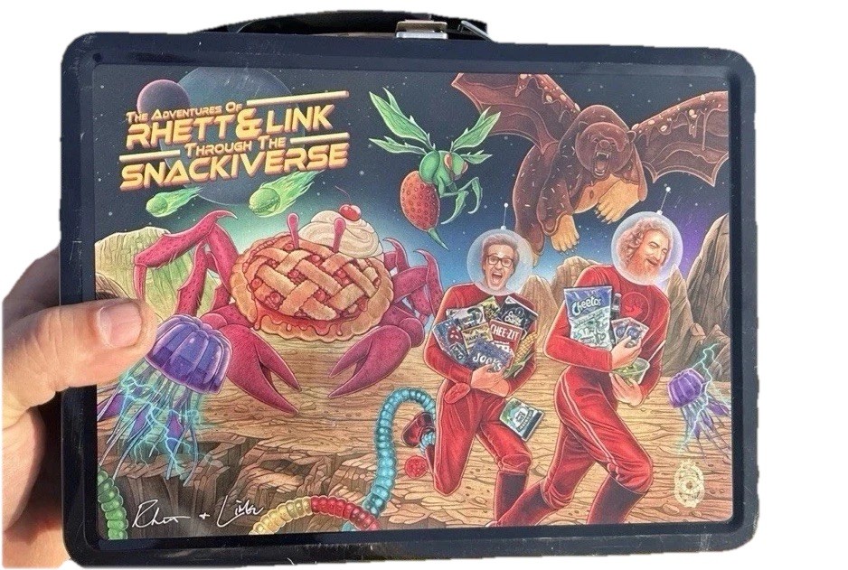 Lunchbox W/ Thermos Famous You Tubers Rhett & Link Mythical Society
