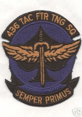 436th TAC FIGHTER TRAINING SQUADRON patch