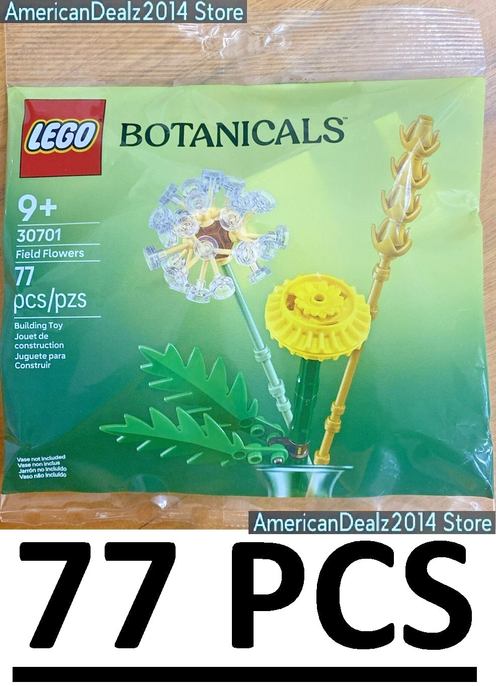 LEGO Botanicals: Field Flowers 30701 Building Toy 77 pieces polybag bag 9+