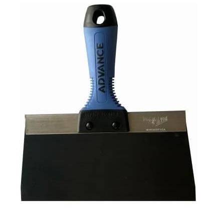 Advance Equipment Advance Cool Grip II Taping Knife, Blue Steel, 8"
