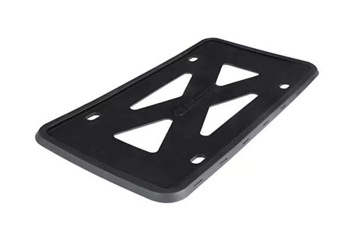 2 Packs Silicone License Plate Frames Holder Universal American Auto Black Frame
