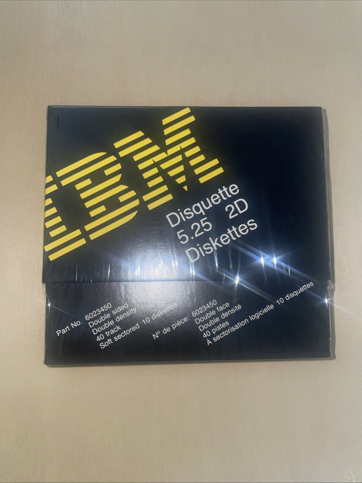 Vintage IBM 5.25 2D Floppy Diskette