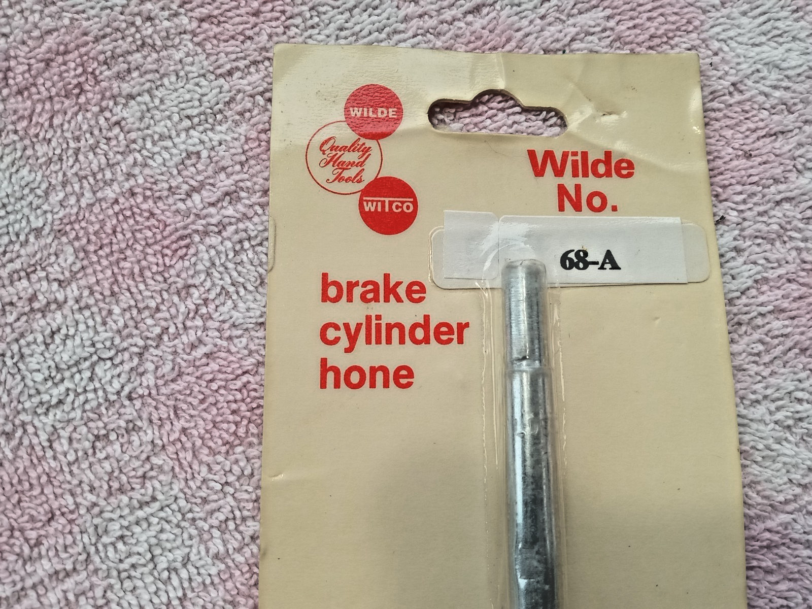 BRAND NEW VTG NOS WILDE No.68-A BRAKE CYLINDER HONE SEALED ORIGINAL FACTORY PKG
