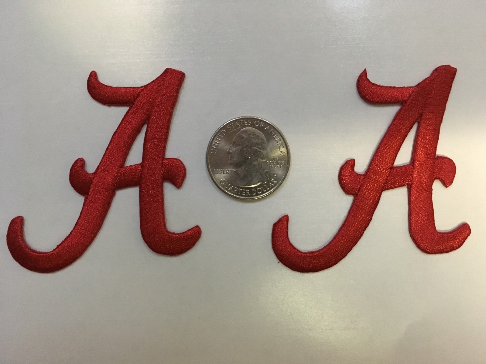 university of alabama A Alabama A patch crimson tide A iron on patch 2 patches