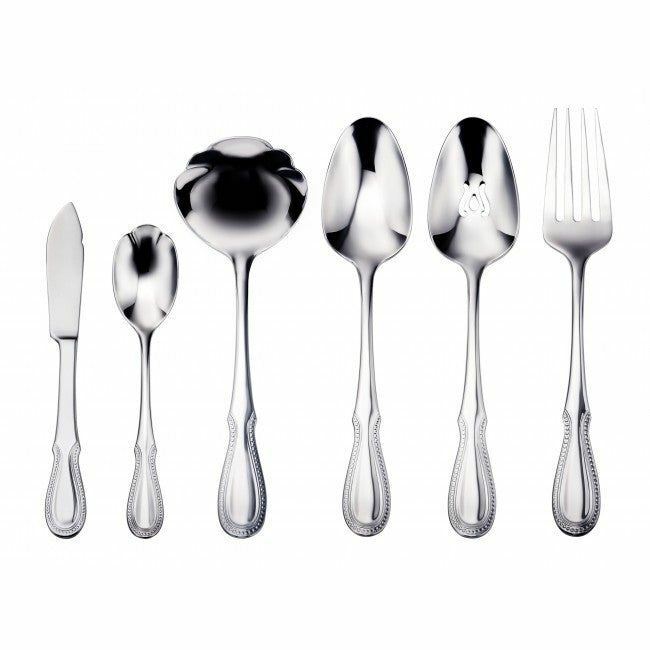 Oneida Nottingham 6 Piece Hostess and Serving Set 18/10 Stainless Flatware