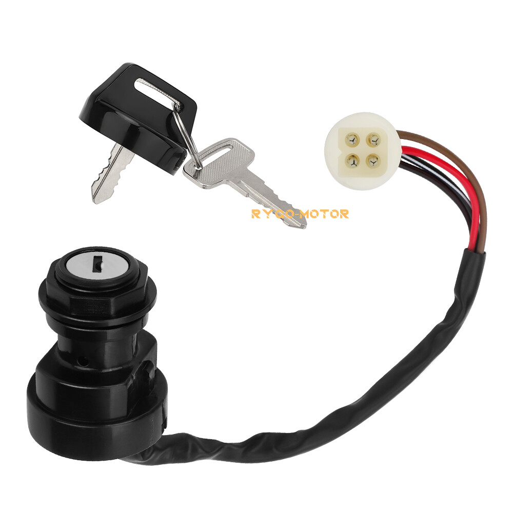Ignition Key Switch for Yamaha Warrior 350 YFM350X 1987 1988 1989 1990 1991-1995