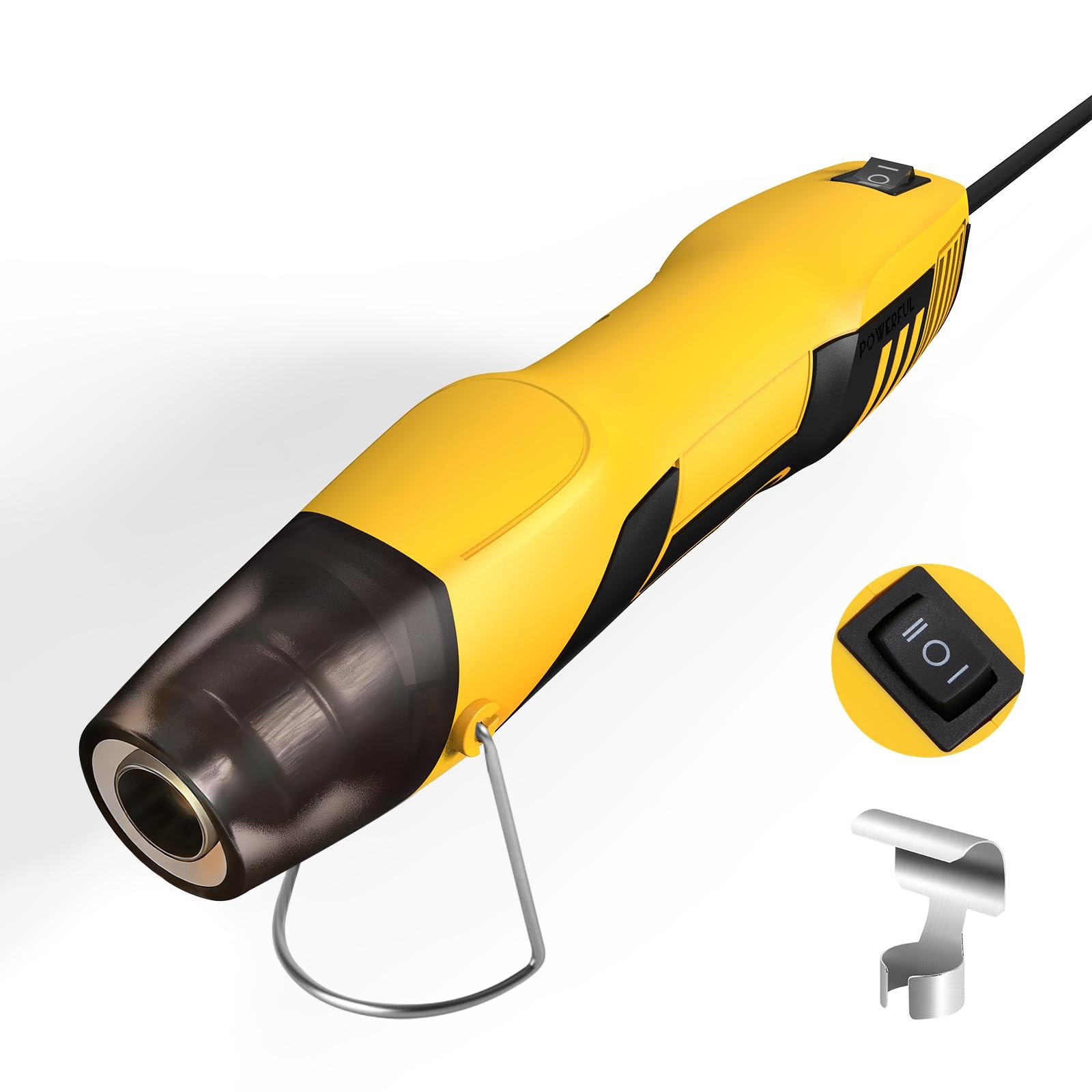 Mini Heat , 350W Dual Temp 500℉/842℉ (260℃/450℃) with Reflector & Extra Nozzl...