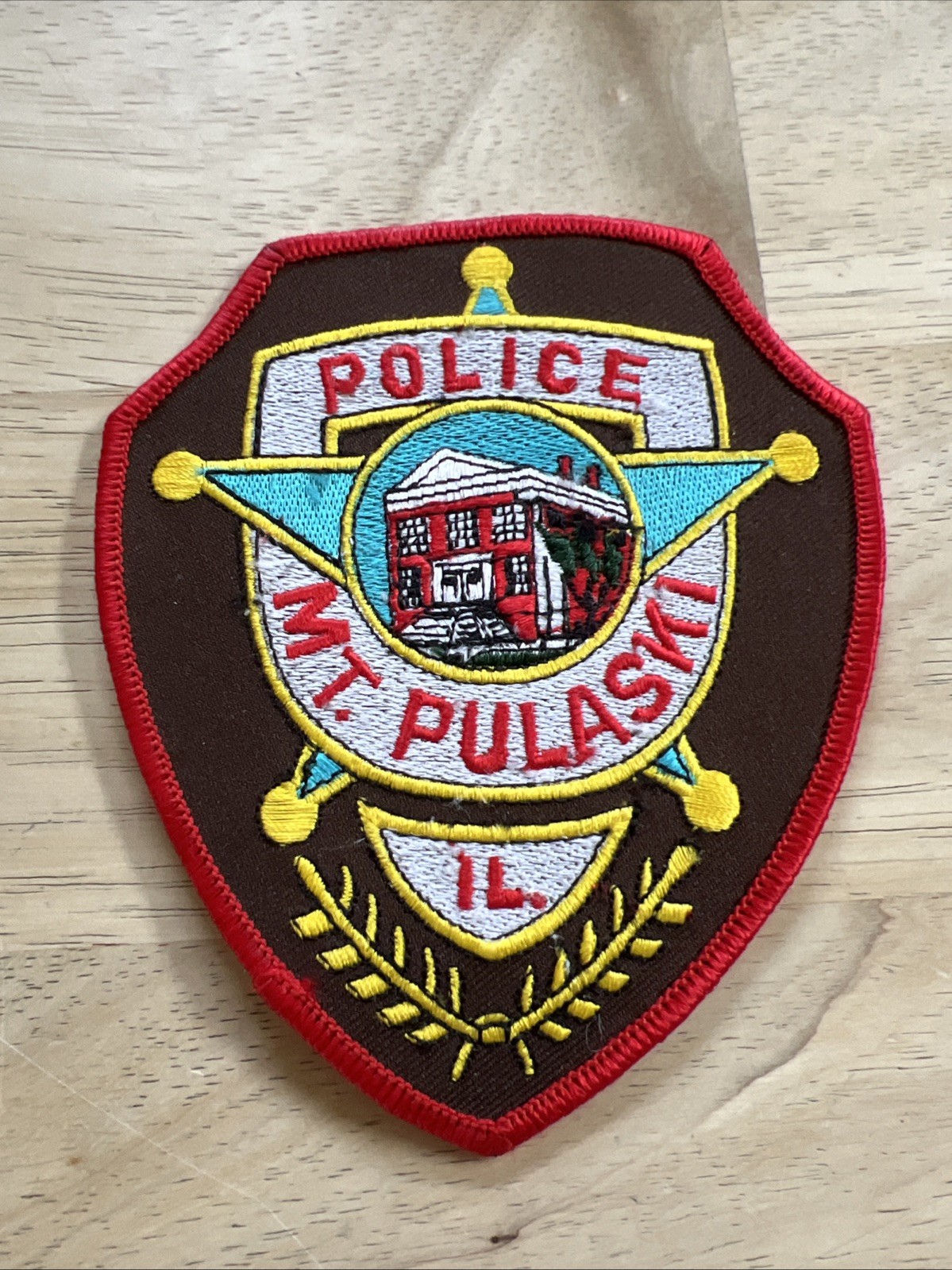 Mt. Pulaski (Illinois) Shoulder Patch - NEW
