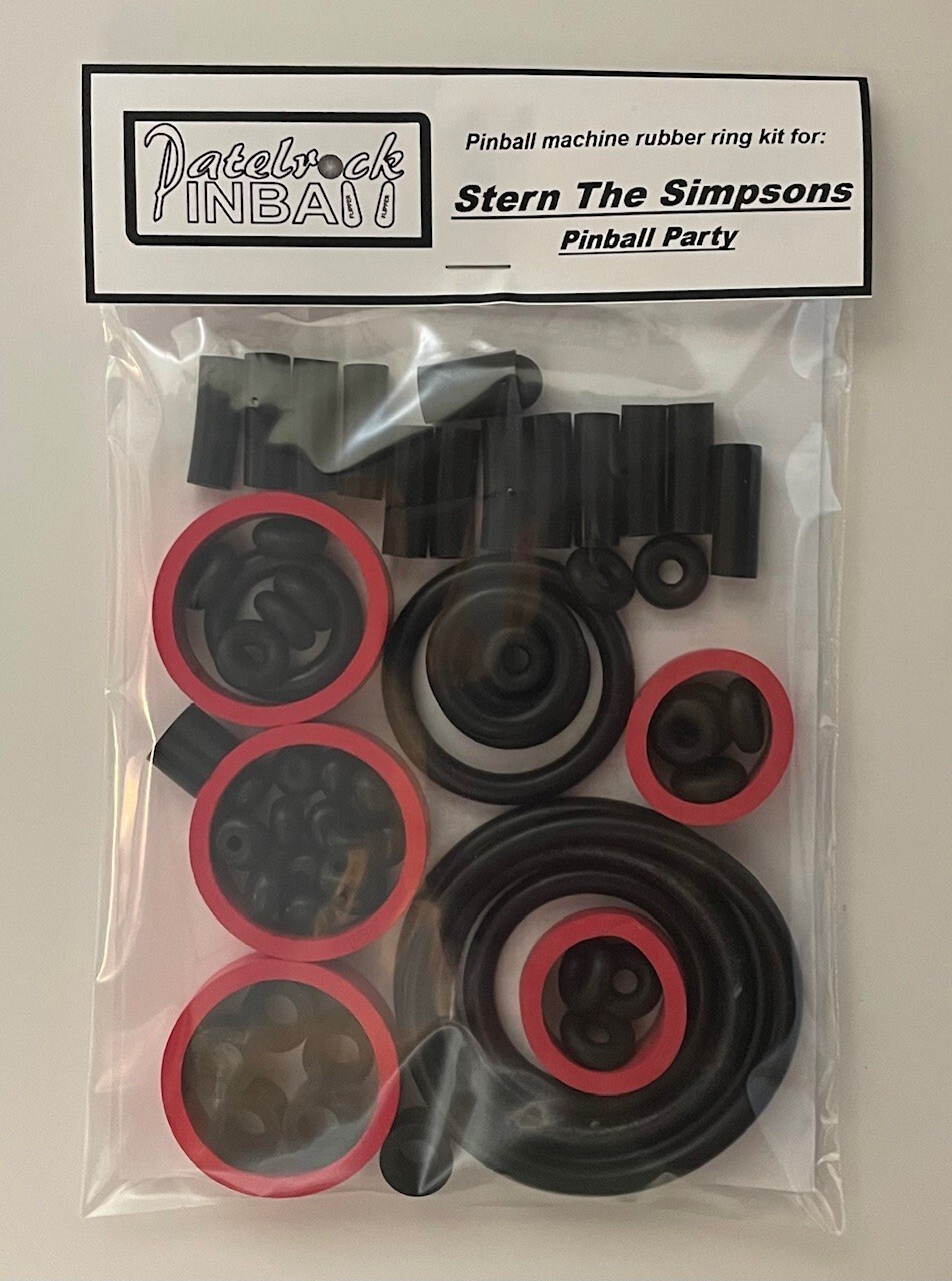 Stern The Simpsons Pinball Party Pinball Machine Rubber Ring Kit TSPP