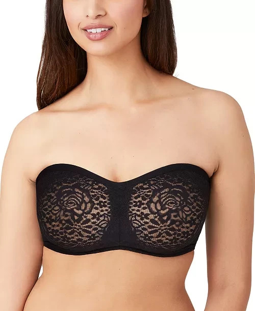 Wacoal Women's Halo Strapless Bra, Black Size 38C 0727