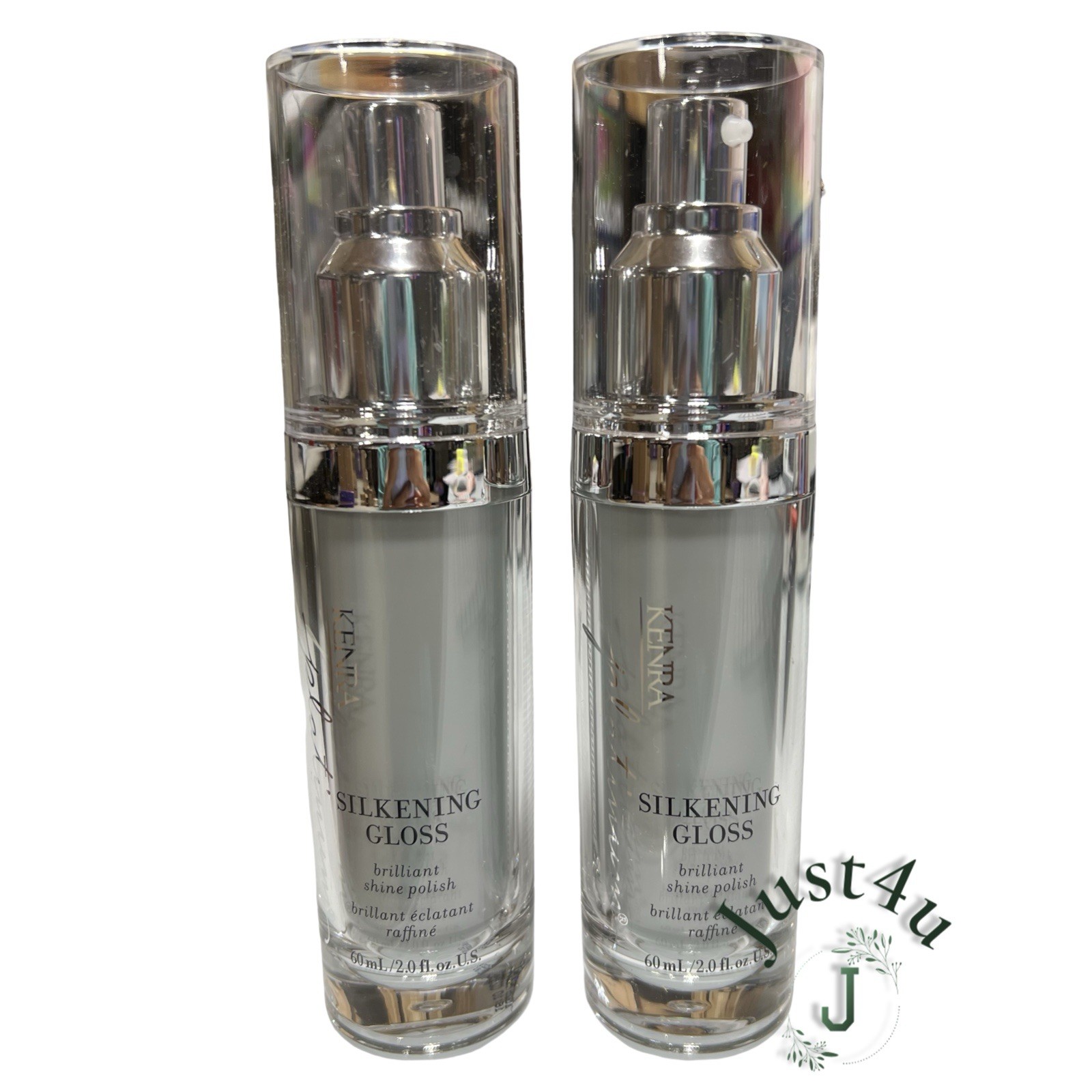Kenra Platinum Silkening Gloss Brilliant Shine, 2.0oz. (2PACK) New packaging!!!