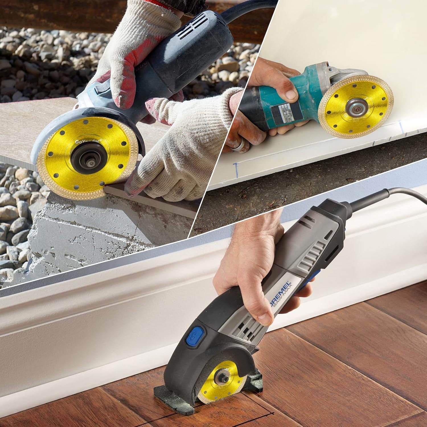 4 Inch Diamond Blade for Wet/Dry Cutting - Precision & Versatility