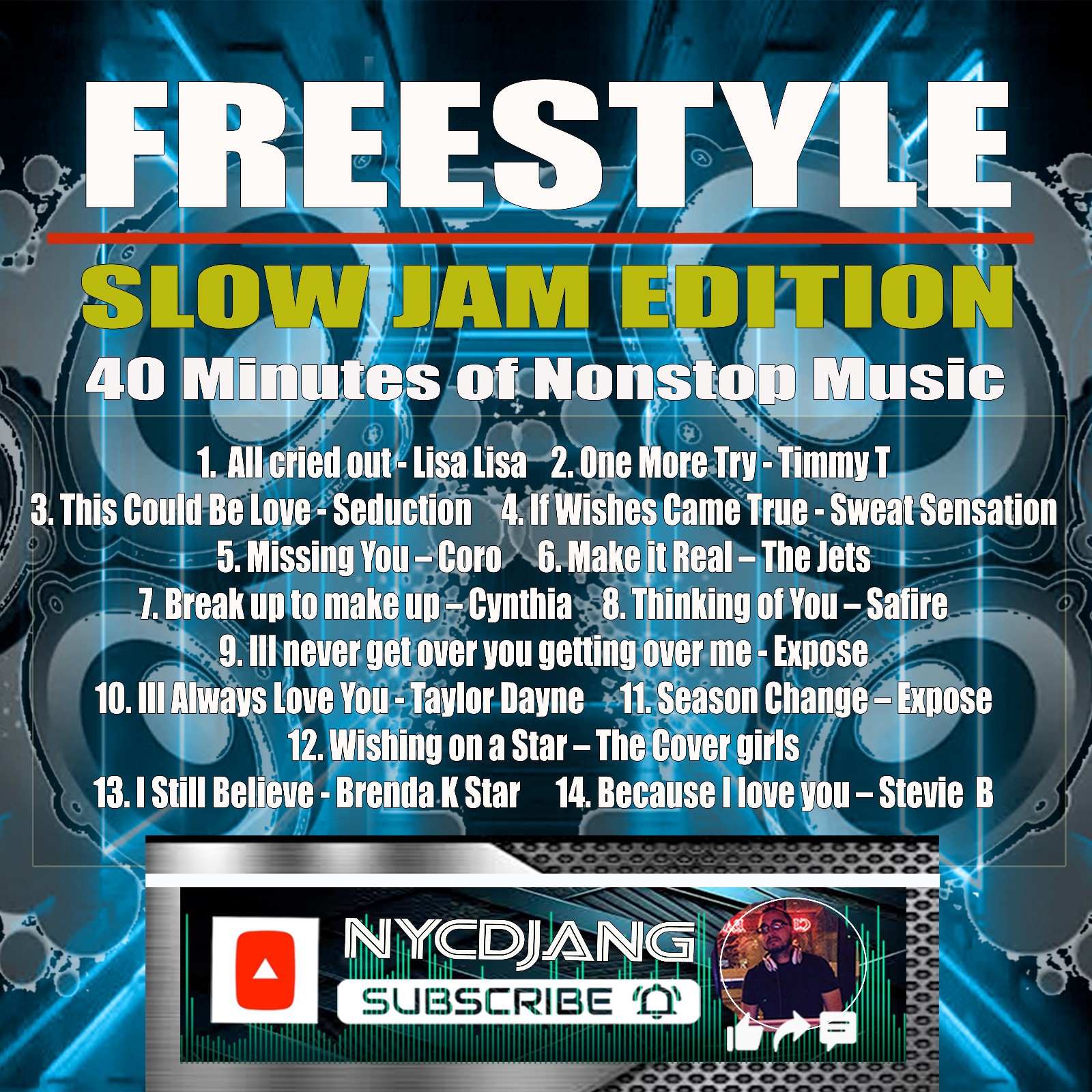 90's Freesty Slow Jam Edition  Nonstop Mix  Various Artists