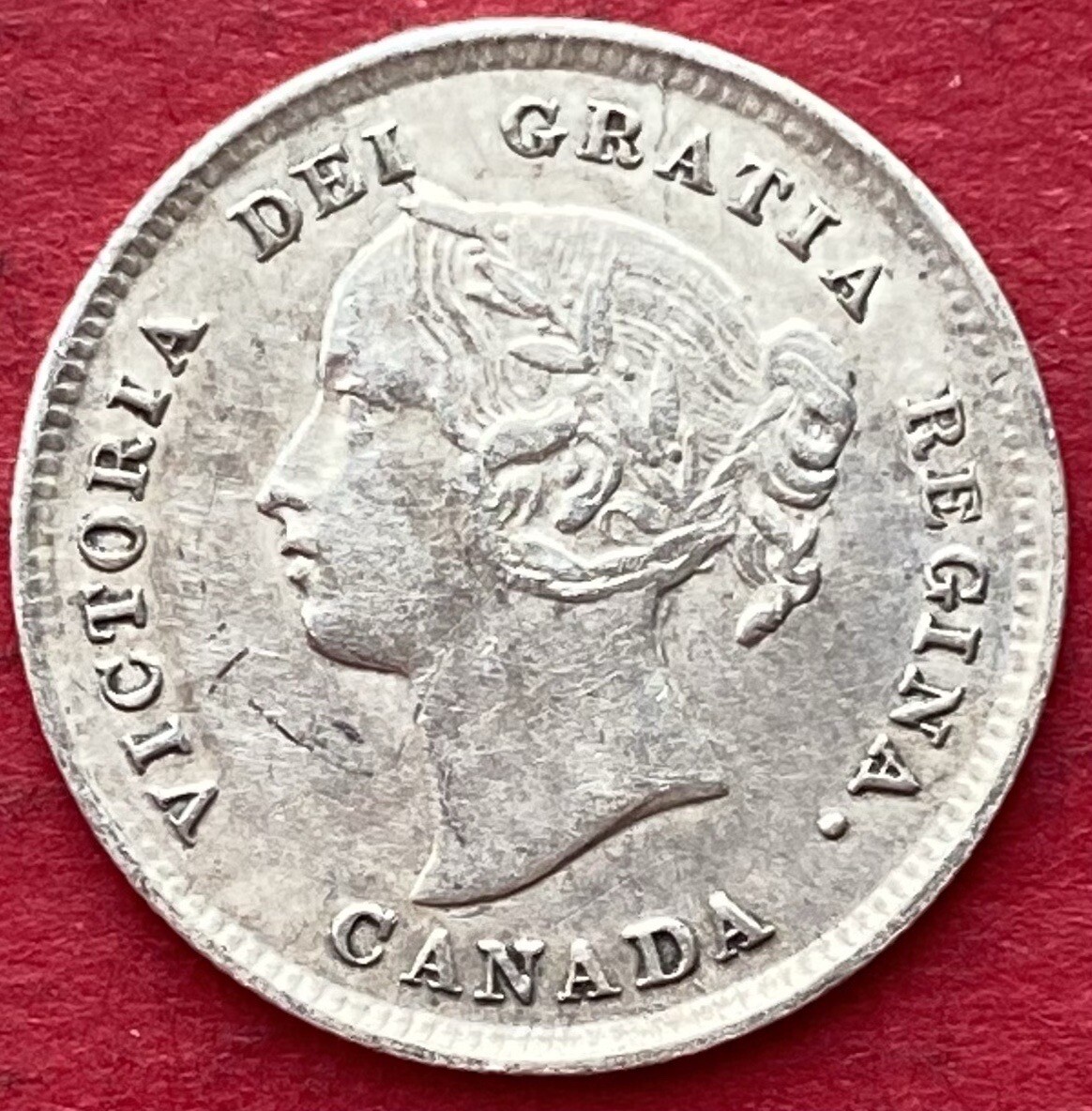 1893 Canada 5 Cents - EF - Lot#8988