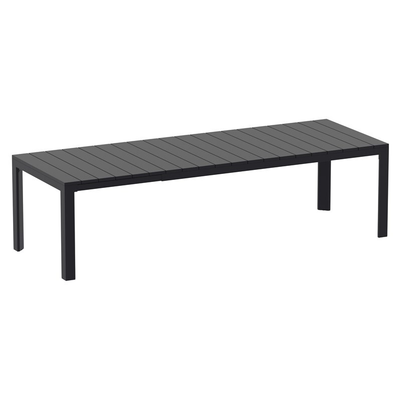 Compamia Atlantic XL 83-110 inch Extendable Dining Table in Black finish