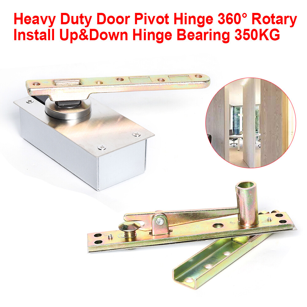 Heavy Duty Door Pivot Hinge,360° Rotary Install Up&Down Hinge Bearing