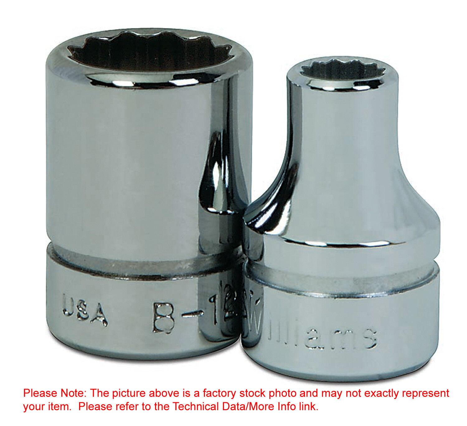 5/16"12Pt Shallow 3/8"Drive Supertorque High Polished Chrome USA Socket B-1210